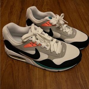Nike Air Max Sneakers - Black, White, Coral, Green